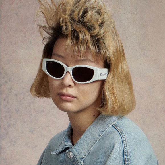 NEW BALENCIAGA BB00258S 003 OVERSIZED SUNGLASSES BALENCIAGA - Picture 6 of 13